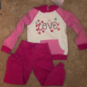 Kids hoodie with pants set